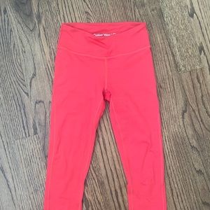 Outdoor voices red leggings tights size XS